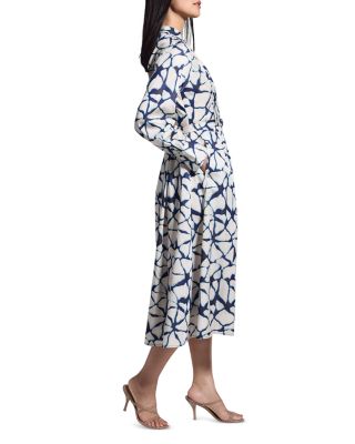 Fractured Lines Shirt Dress