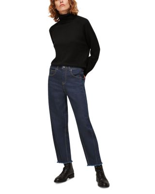 Stretch Barrel Jeans in Dark Denim