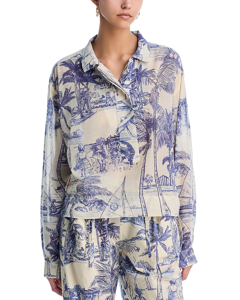 Shop Coniglio Palm Beach Mirasol Long Sleeve Top