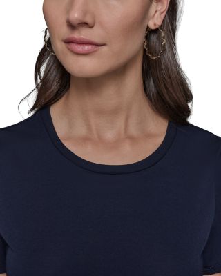 KARL LAGERFELD PARIS Jersey Satin Color Block Midi Dress | Bloomingdale's  Women