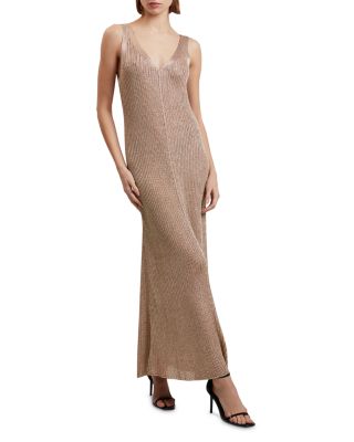Ted Baker - Alarna Metallic Knit Maxi Dress