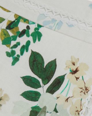 Vylla Printed Linen Shorts