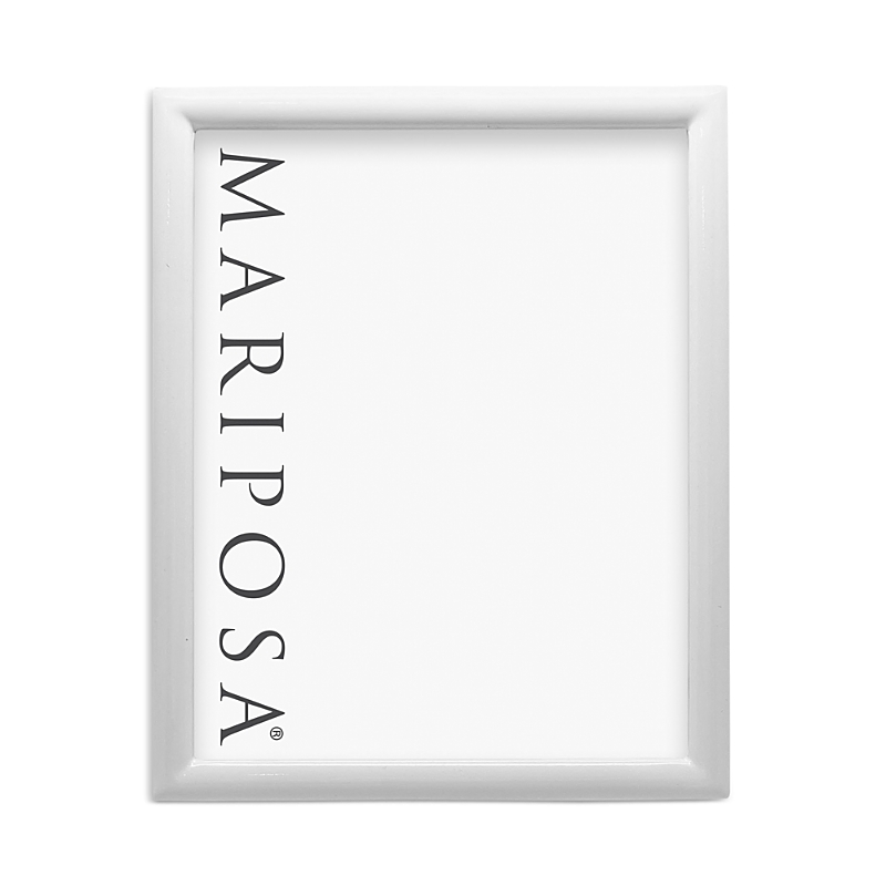 Mariposa Main Line Picture Frame In White