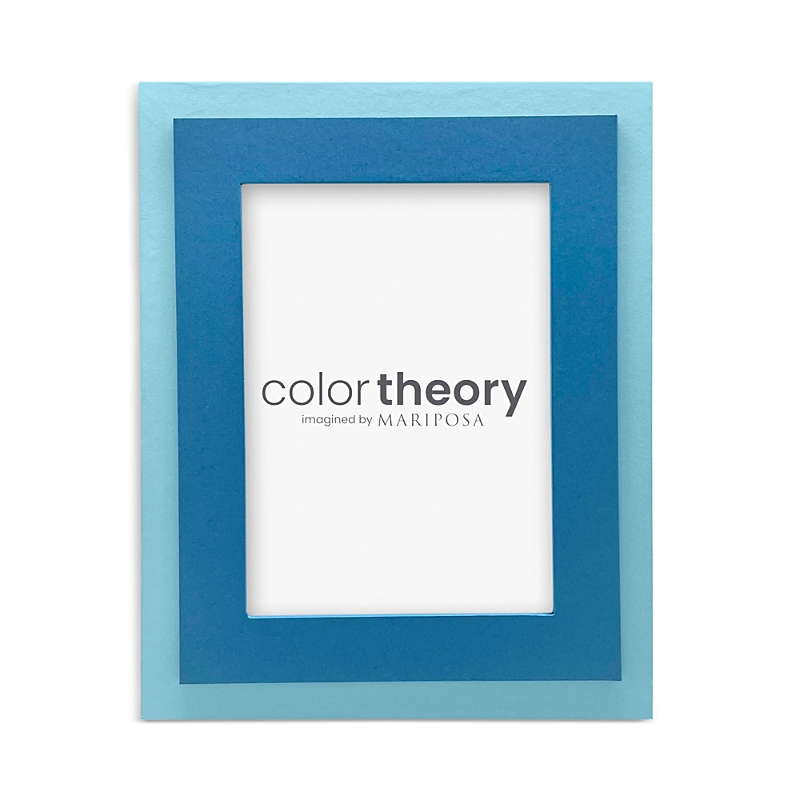 Mariposa Tiered Tangerine And Pink Frame, 5 X 7 In Blue
