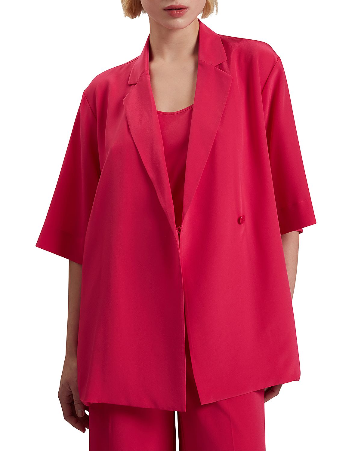 Ted Baker Carloe Silk Short Sleeve Blazer