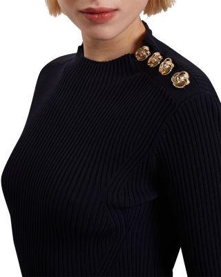 Lilano Ribbed Knit Skater Dress