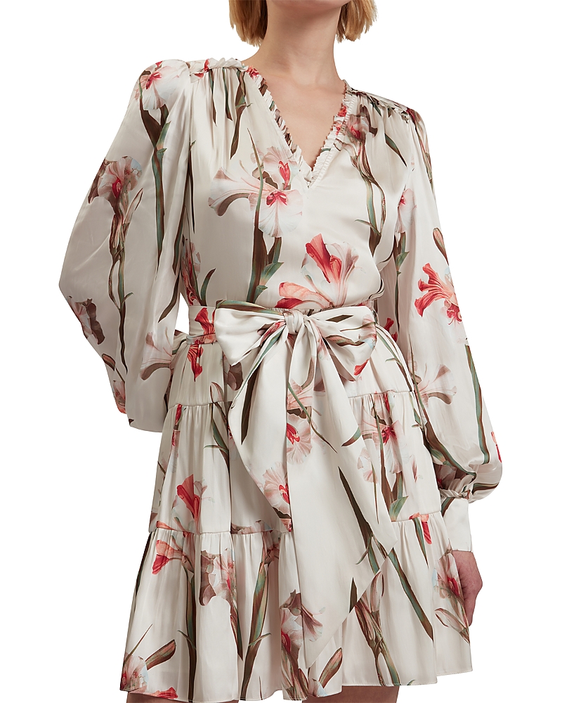 Ted Baker Cuiaba Floral Tie Waist Mini Dress