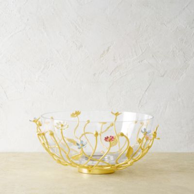 Wildflowers Large Glass Bowl