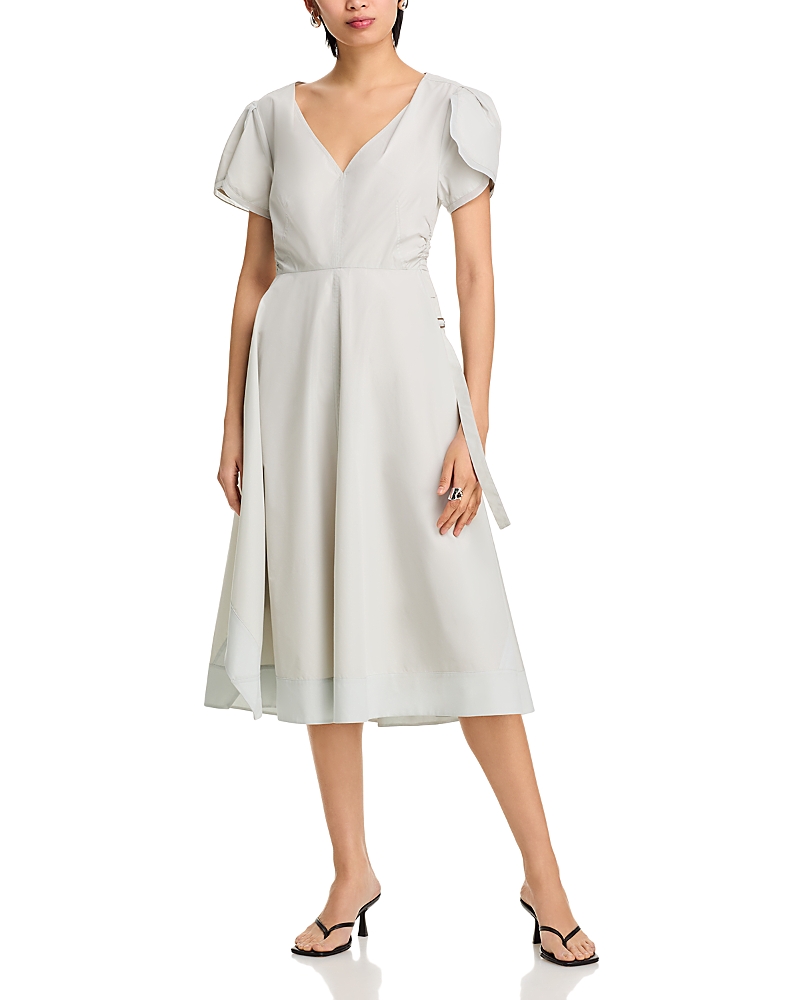 3.1 Phillip Lim Soft Tulip Sleeve V Neck Dress