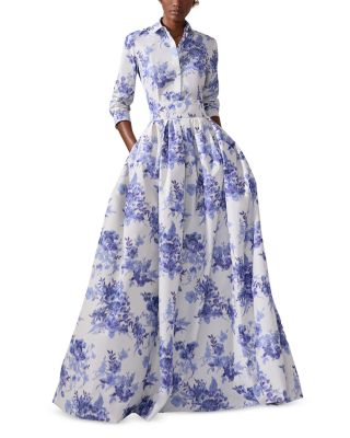 Carolina Herrera - Floral Print Ball Skirt