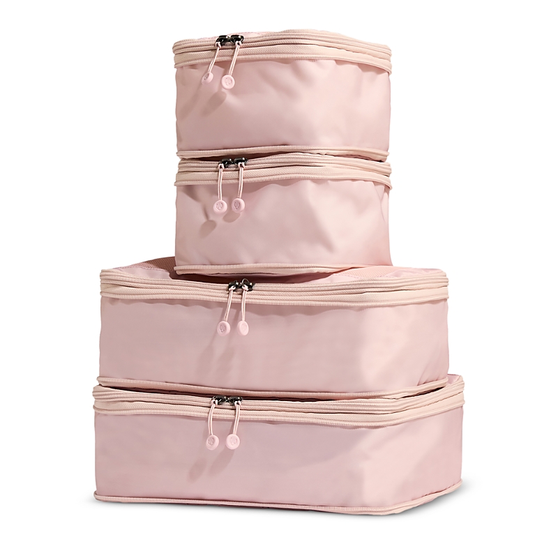 Antler Packing Cubes, Set Of 4 In Moorland - Pink