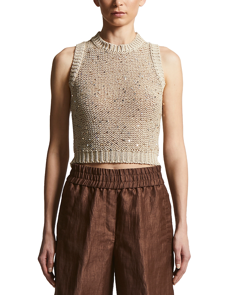 Peserico Tricot Knitted Crop Top