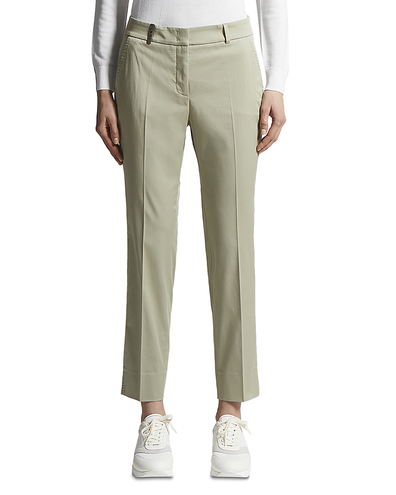 Peserico Cigarette Pants In Eucalyptus