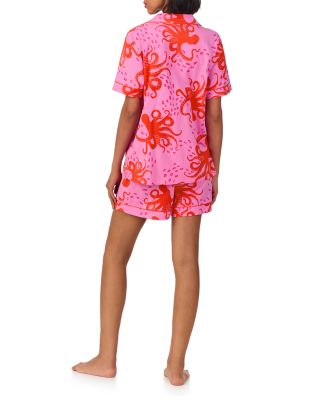 Printed Knit Short Pajama Set