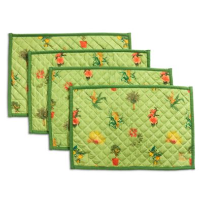 Quilted Reversible Placemat, Set of 4