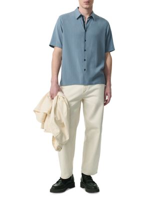 Dalton Dobby Button Front Shirt