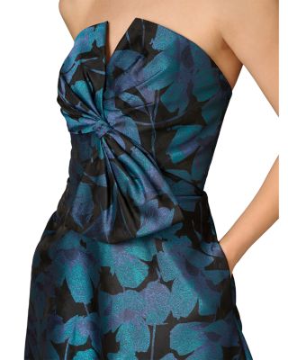 Floral Jacquard Midi Dress