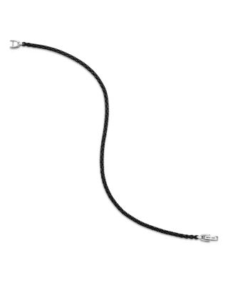 Box Chain Bracelet with Stainless Steel and Sterling Silver, 2.7mm