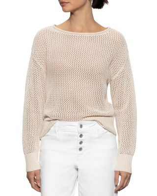 Cotton Open Knit Sweater