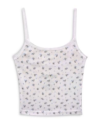 KatieJnyc Girls' Tween Marina Pointelle Cami - Big Kid