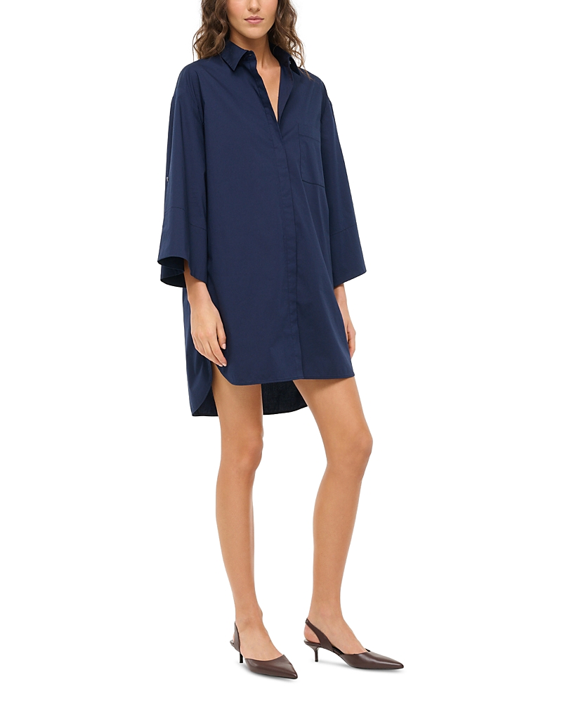 Staud Nico Mini Shirt Dress