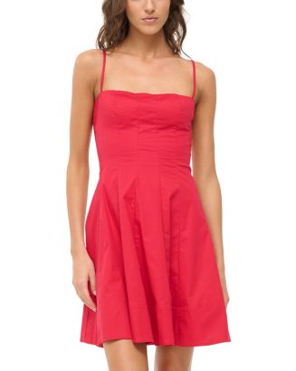 Staud WYLIE MINI DRESS CHERRY main image 0