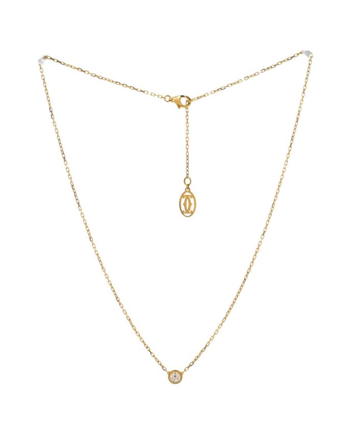 Large D'Amour Pendant Necklace 18K Rose Gold with Diamond