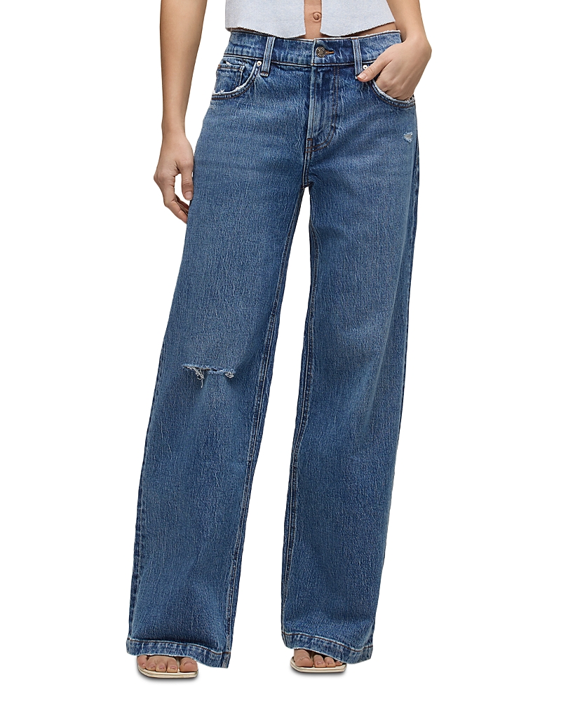 Hudson Rylee Low Rise Loose Jeans in Radical