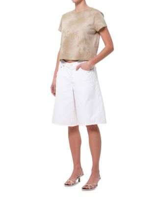 Adine Printed Shrunken Tee