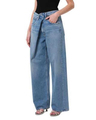 Vana Fold Wide Leg Jeans in Mantra