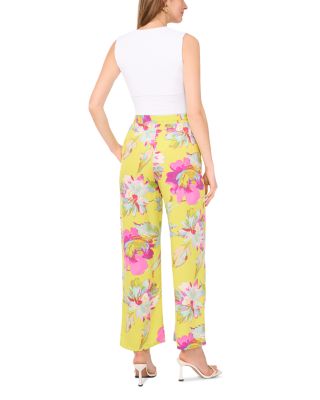 Printed Wide Leg Pants