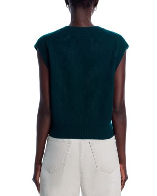 Cashmere Ribbed Vest