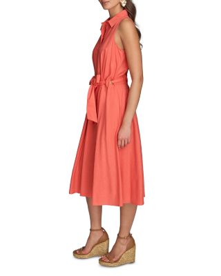 Tie Waist Shirtdress