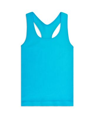 Girls' Cropped Ribbed Racerback Tank Top Bundle, Pack of 3 - Little Kid, Big Kid