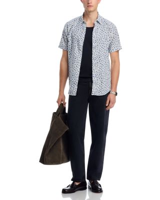 Stretch Linen Roan Slim Fit Shirt