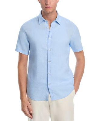 Stretch Linen Roan Slim Fit Shirt