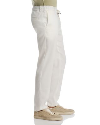 Kane Regular Tapered Fit Linen Trousers 