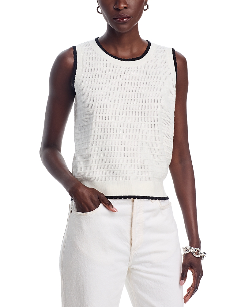 Shop Sioni Sleeveless Tip Sweater Top