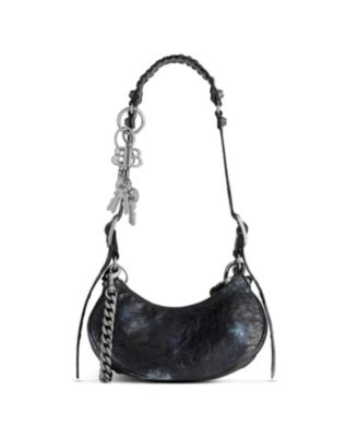 Le Cagole Shoulder Bag Used Effect with Charms