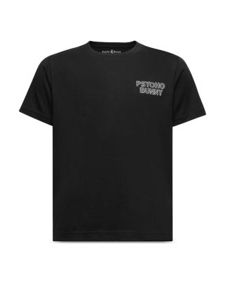 PSYCHO BUNNY UNISEX SYDNEY BACK GRAPHIC TEE - LITTLE KID, BIG KID