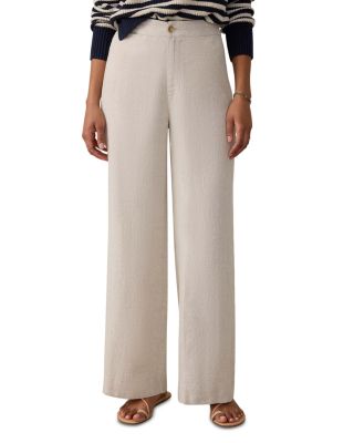 Faherty - Sun Strider Wide Leg Linen Pants