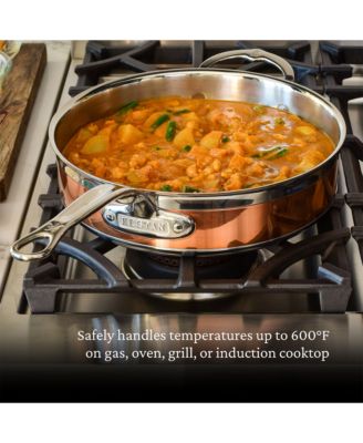 CopperBond&amp;reg; 3.5-Quart Induction Copper Saut&amp;eacute; Pan with Lid