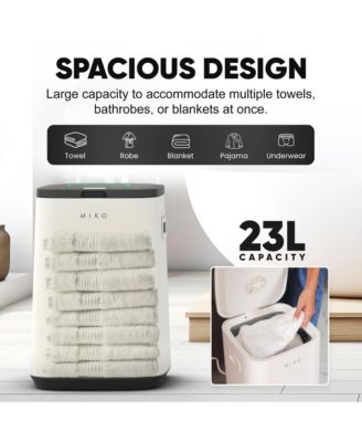 Towel Warmer with Adjustable Heat, Timer, Aromatherapy, and Large Capacity 23L, Nest