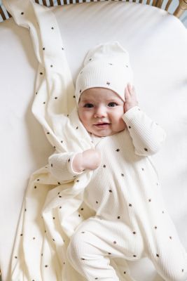  Unisex Cotton Ribbed Zipper Footie - Baby