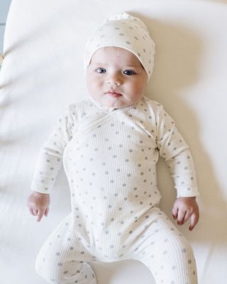  Unisex Cotton Ribbed Zipper Footie - Baby