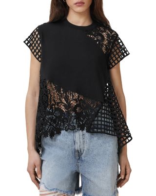 Zala Crocheted Lace Top