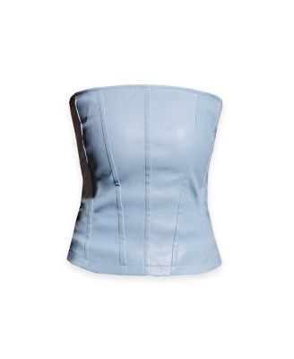 Archer Stretch Leather Bustier