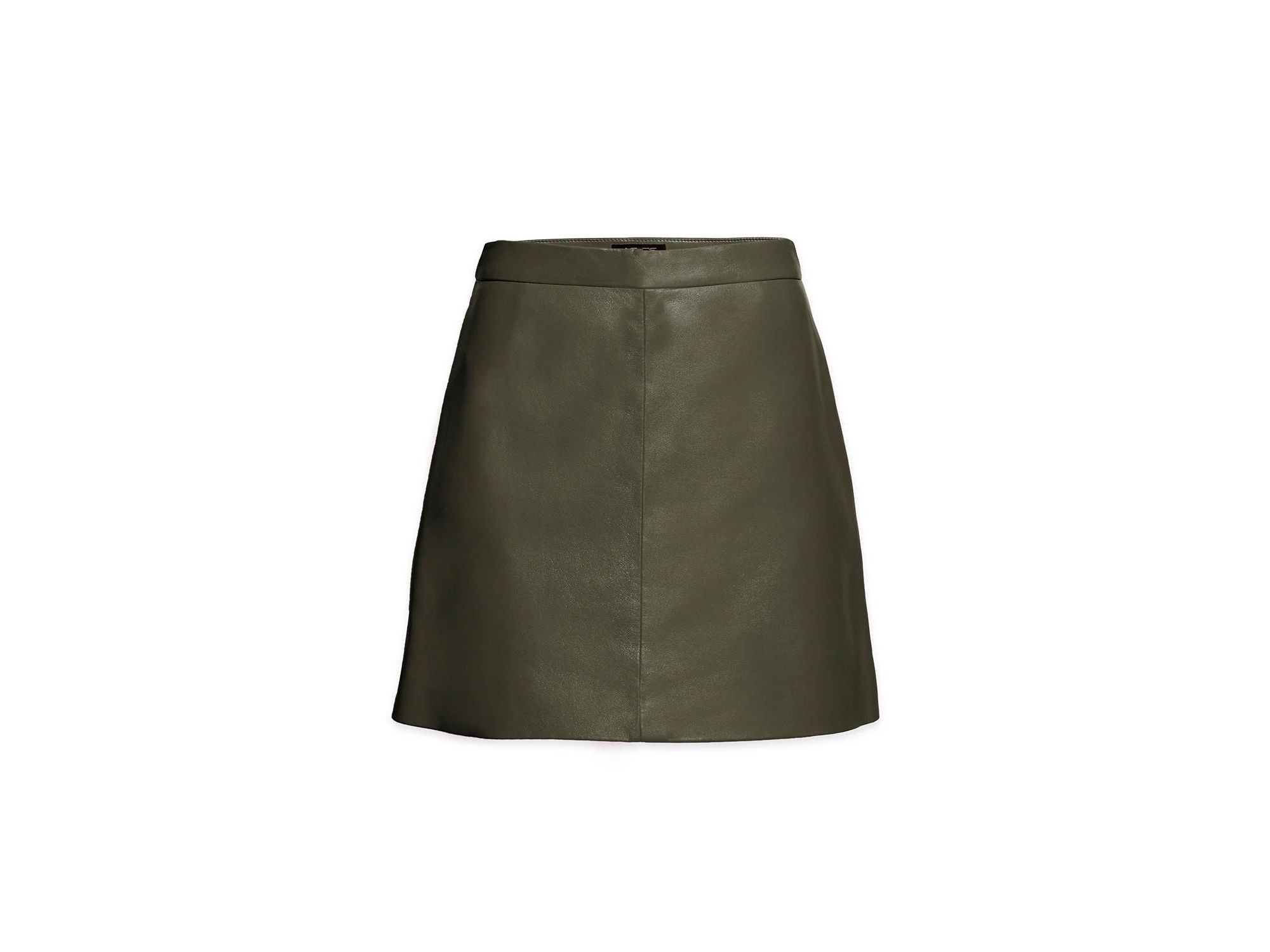 Dallas Recycled Leather Skirt — Image 4