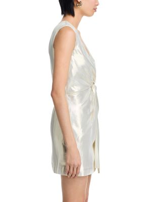 Gisela Silk Blend Mini Dress