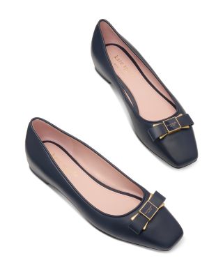 Women's Bowdie Slip On Pointed Toe Ballet Flats